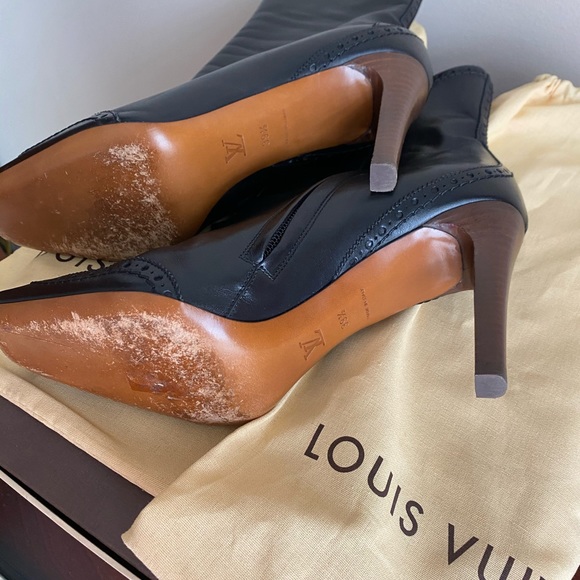 Authentic Louis Vuitton Women’s Black Booties - Picture 8 of 8
